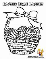 Coloring Easter Baskets Pages Popular Basket Coloringhome sketch template