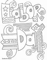 Labor Coloring Pages Printable Color Getcolorings Doodle Alley sketch template