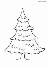 Tanne Ausmalen Tannenbaum Fir Malvorlage Pinetree sketch template