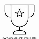 Coloring Trophy Pages Award sketch template