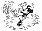 Mickey Disney Coloring Mouse Pages sketch template