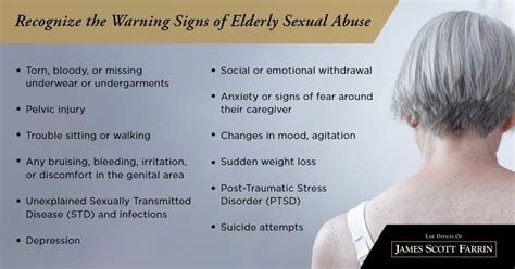 12 Red Flags Of Nursing Home Sexual Abuse James Scott Farrin