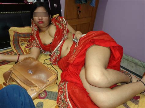 Suhagraat Ki Red Saree Mein Sex Desi Bhabi Blouse Big