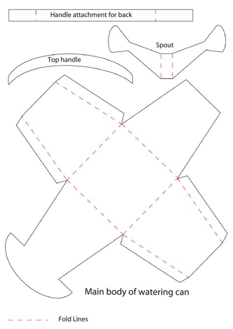 watering  template printable