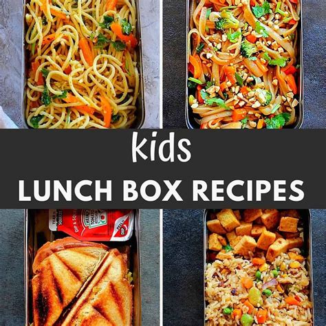 healthy kids lunch box recipes