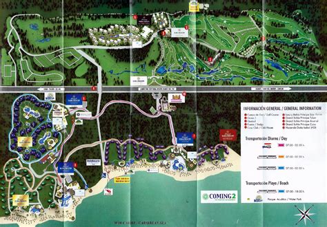 Resort Map Grand Bahia Principe Coba Riviera Maya Mexico
