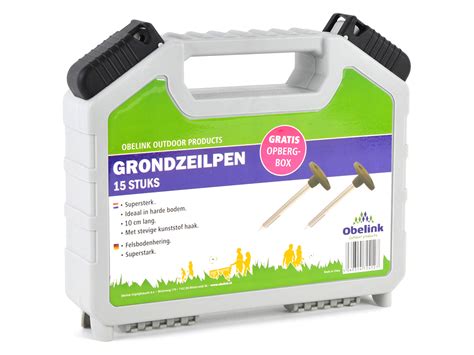 campingshop nl obelink koffer met grondzeilpennen