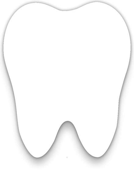 tooth printable pattern google search tooth template tooth outline
