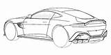 Aston Martin Vantage Patent Drawing Discovered Diagrams Lamborghini Huracan Caradvice Getdrawings sketch template