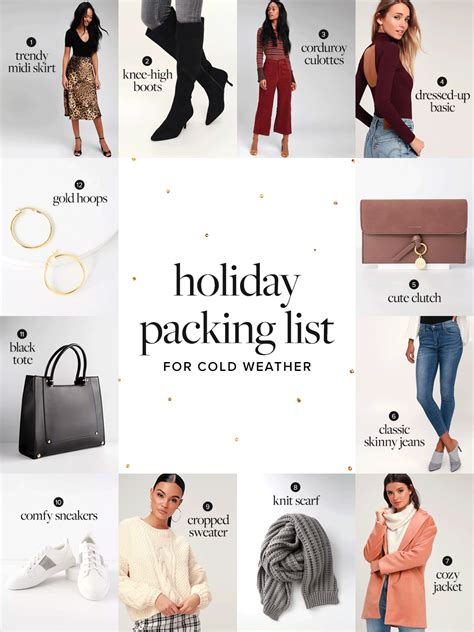 the 12 piece cold weather packing list that will simplify your