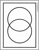 Coloring Circles Shape Two Pages Print Color Circle Squares Customize Clipartbest Overlapping Printable Colorwithfuzzy sketch template