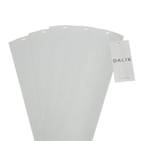 dalix pvc veritcal blind replacement slats curved smooth white     pack walmartcom