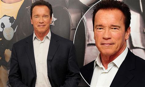 arnold schwarzenegger arrives in london to promote the