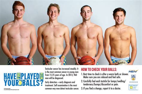 Have You Played With Your Balls Asks Ubco Testicular Cancer Campaign