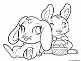 Bunnies sketch template