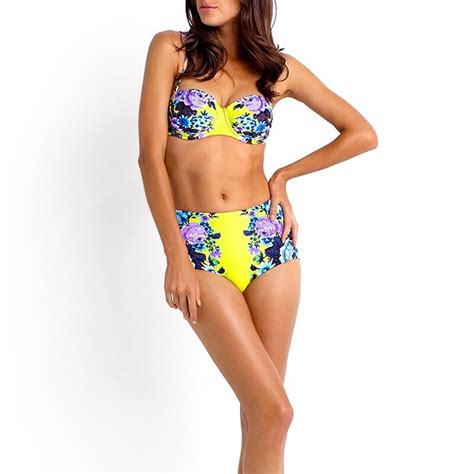 extreme sexy top sex floral print high waist bikini sets