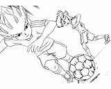 Inazuma Eleven Axel Blaze Torch Personnages Thème Coloriages Enfants Plusieurs Danieguto sketch template