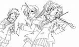 Animes Clannad Pages Pintar Sponsored sketch template