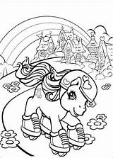 Pony Coloring Little Pages Old Getcolorings sketch template