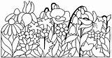 Blumenwiese Malvorlagen Pflanzen Vorlagen Wiese sketch template
