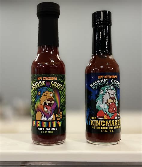 roaring sauces  twitter hey kings fruity hot sauce    stock