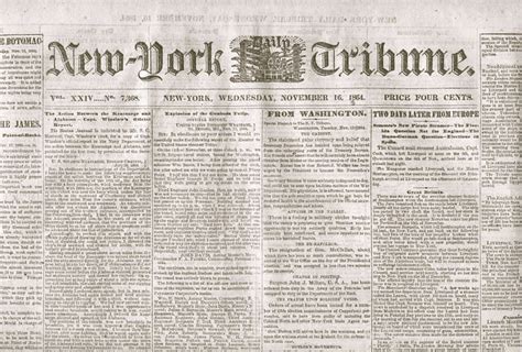 horace greeley the new york tribune comm455 history of