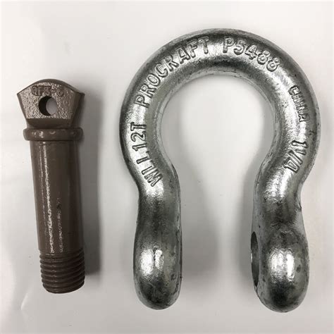 1 1 4 inch procraft load rated screw pin anchor shackles