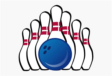 Bowling Ball And Pins Clip Art At Clker Com Vector