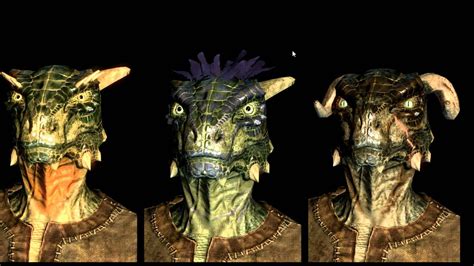 faces of skyrim argonians 20 new close up pictures analysed hd youtube