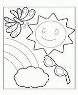 Coloring Summer Pages Season Preschool Printable Vacation Preschoolers Holiday Drawing Toddlers Color Print Template Coloringhome Getdrawings Pdf Getcolorings Book Comments sketch template