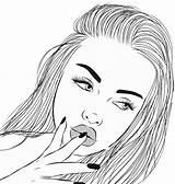 Outlines Face Applying Cdn141 Bubblegum Chiclete Freetoedit Pngkey Clipartkey sketch template