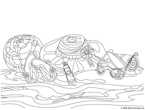 beach coloring page coloring home