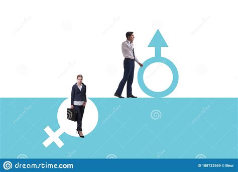 Woman Sex Discrimination Concept At Workplace Stock Image Image Of