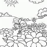 Coloring Field Pages Popular Library sketch template