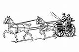 Carriage Buggy Pferdekutsche Horses Malvorlage Carruagem Wagon Pferd Cavalos Puxada Clipe Kleurplaat Pertaining Planwagen Clipartmag Gezeichneter Publicdomainpictures sketch template