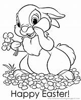 Easter Bunny Coloring Colouring Print Pages Printable Color Kids Happy Disney Children sketch template