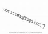 Drawing Instrument Piccolo Draw Clarinet Drawings Paintingvalley sketch template