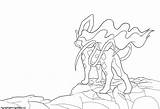 Suicune Lineart Legendary Pokémon sketch template