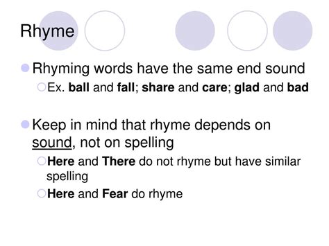 rhyme rhyme scheme powerpoint    id