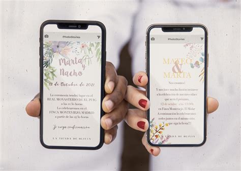 invitaciones de boda digitales la tienda de olivia
