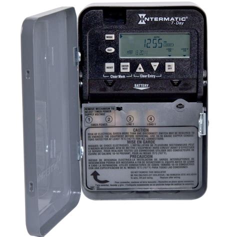 intermatic  amp  day spst  circuit electronic time switch   home depot