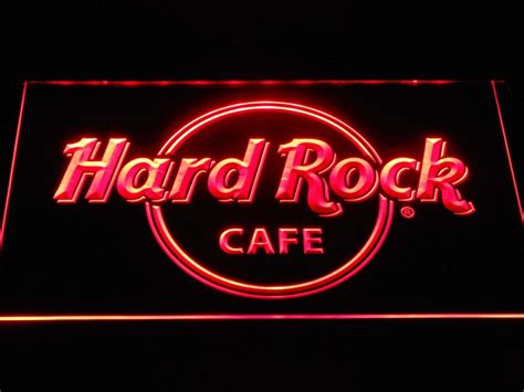 Hard Rock Cafe Led Neon Light Sign Decor Wall Club Caffe Bar Beer