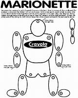 Marionette Coloring Crayola Pages La Online sketch template