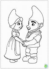 Gnomeo Juliet Coloring Pages Juliette Dinokids Gnomes Gnome Sketch Popular Print Printables Library Close sketch template