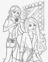 Coloring Pages Salon Hair Getcolorings sketch template