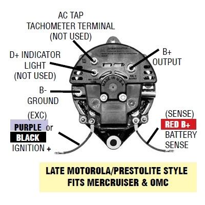 mercury alternator wiring diagram