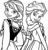 Elsa Coloring Anna Pages Princess Queen Sister Lovely Frozen Olaf Sheets Colouring Color Kids Printable Kristoff People Coloringsky sketch template