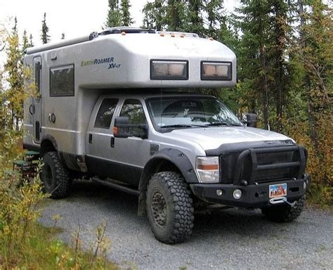 truck campers images  pinterest caravan truck camper