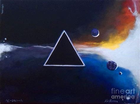 Dark Side Of The Moon Pink Floyd Painting By Richard