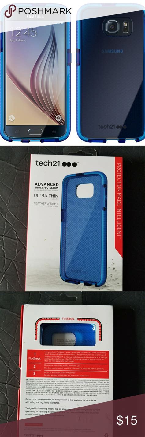 tech blue evo check anti shock case phone case accessories case